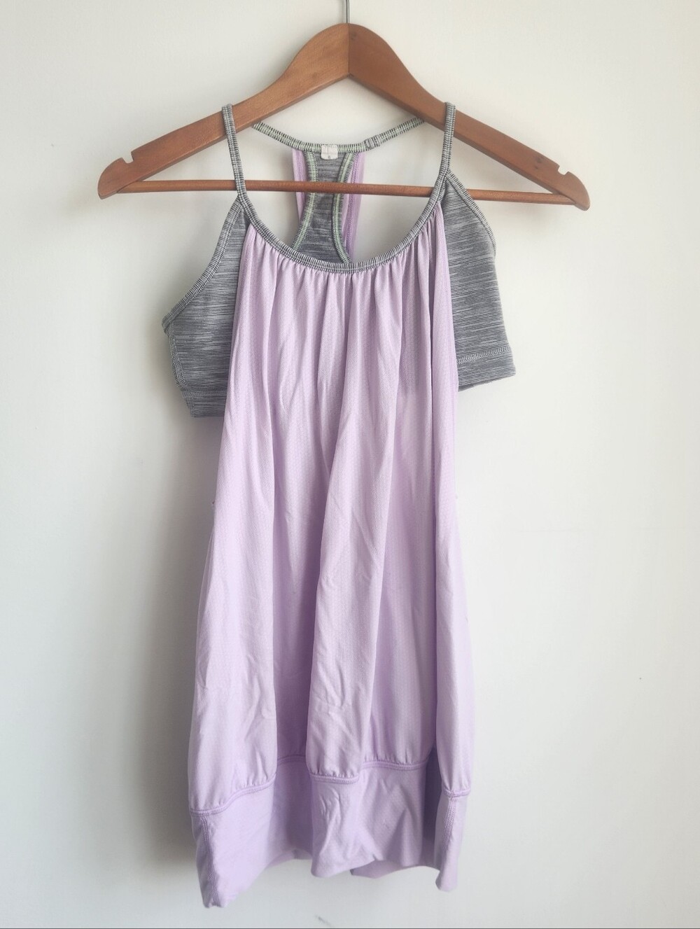Lululemon athletica Ebb And Flow Tank, Biult In Bra, Lavender, Size 8